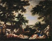 Francesco Albani The Cupids Disarmed china oil painting artist